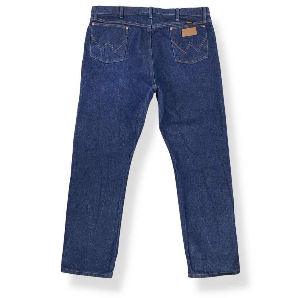 Wrangler Jeans Men 44x32 (ACTUAL 41x31) Blue Straight‎ Cowboy Cut 13MWZ